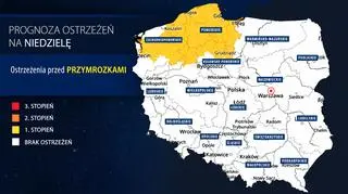 Prognoza zagrożeń w niedzielę