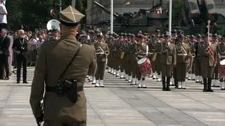 Uroczystości na placu Piłsudskiego 