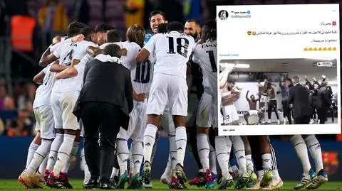 Dziki okrzyk radości w szatni Realu. Nie chodziło o wygraną z Barceloną