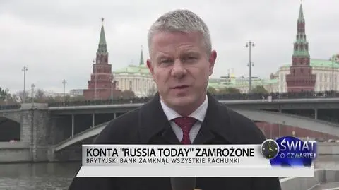 Brytyjczycy zamrażają konta bankowe Russia Today. "Niech żyje wolność słowa"