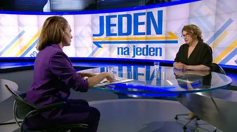 Joanna Maćkowiak-Pandera: trzeba powiedzieć - ludzie, przygotujcie się. Dogrywka "Jeden na jeden" w TVN24 GO