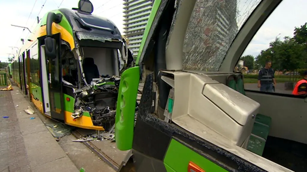 Zderzyły się dwa tramwaje