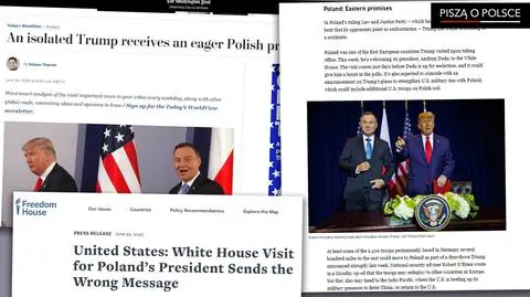 Wizyta w USA "szczególnie ważna dla Dudy", bo w kraju ma "trudniej niż się spodziewał". #PisząoPolsce