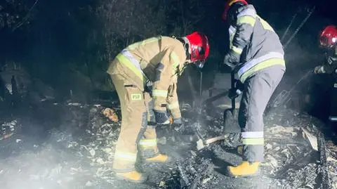 Trzy osoby zginęły w pożarze altany działkowej