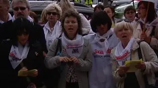 Protestowali przed Urzędem Wojewódzkim w Gdańsku