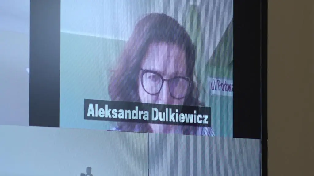 Prezydent Dulkiewicz podczas rozprawy w 2023 roku