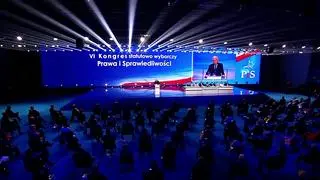 Politycy PiS podczas kongresu