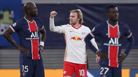 Kończyli w dziewięciu. PSG ograne w Lipsku