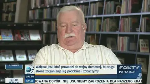 Wałęsa: Doprowadzicie do nieszczęścia. Ci bici zorganizują się i odpowiedzą wam