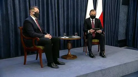 Minister edukacji Przemysław Czarnek wziął w sesji pytań dotyczących powrotu do szkół, zorganizowanej przez prezydenta Andrzeja Dudę