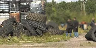 Wizja lokalna na składowisku w Chabielicach