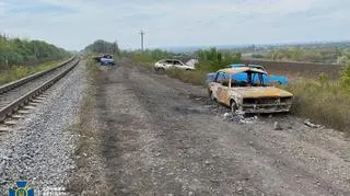 Siły rosyjskie ostrzelały kolumnę samochodów z cywilami w powiecie kupiańskim