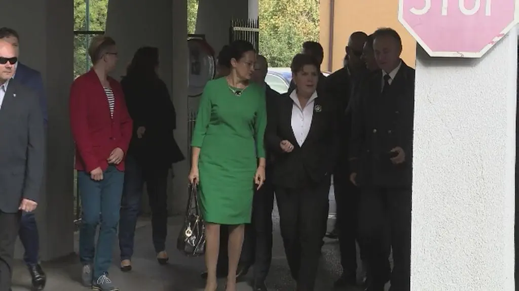 Beata Szydło odwiedziła doświadczalną kopalnię