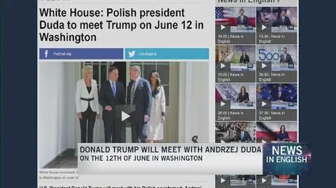 Donald Trump to meet with Andrzej Duda on June 12 in Washington