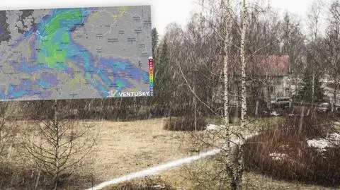Pogoda na pięć dni: deszcz, deszcz ze śniegiem i śnieg, zbliża się ochłodzenie