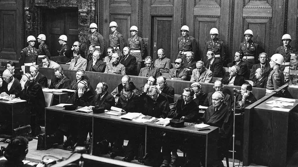 Proces norymberski. Ława oskarżonych