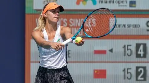 Linette nie wykorzystała słabości rywalki i odpada w Miami