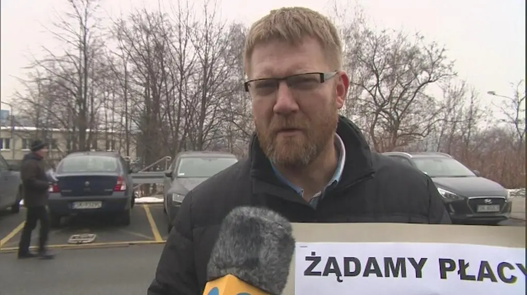 Protest pracowników prokuratury w Katowicach