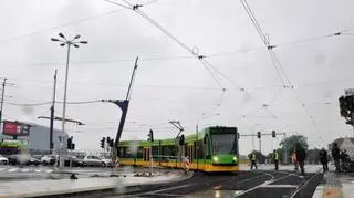 Testowano prawoskręt z mostu Dworcowego w ul
