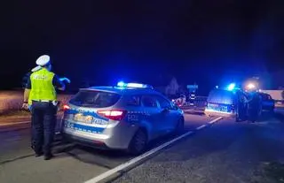 Śmiertelny wypadek na DK83