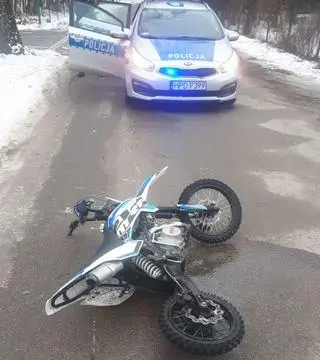 15-letni kierowca crossa uciekał przed policją 