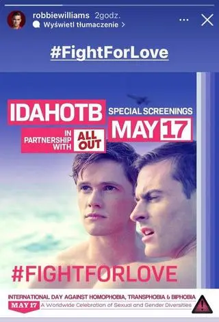 Wpis Robbiego Williamsa