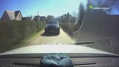 Moment zatrzymania jednego z podejrzanych