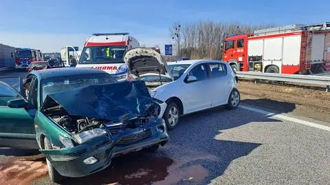 Wypadek na autostradzie A2
