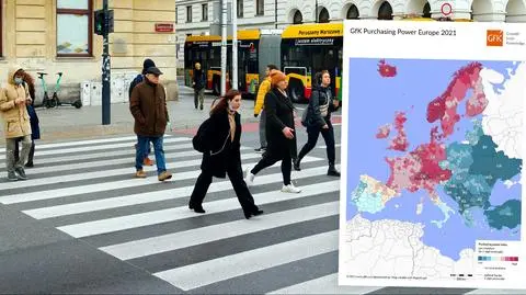 Polska znacznie poniżej europejskiej średniej. Mapa siły nabywczej