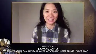 Chloé Zhao, reżyserka "Nomadland" tryumfowała na rozdaniu nagród BAFTA