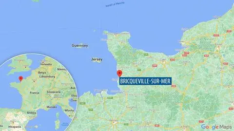 Bricqueville-sur-Mer mapa