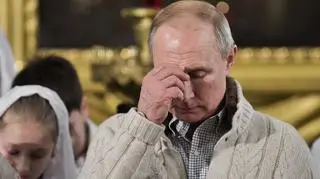 Władimir Putin podczas Bożego Narodzenia 2020 roku
