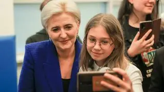 Uczniowie z Ukrainy "byli ciekawi rad Pierwszej Damy"