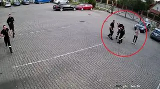 Matce z synem pomogli strażacy