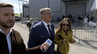 Maciej Wąsik w drodze na konwencję PiS
