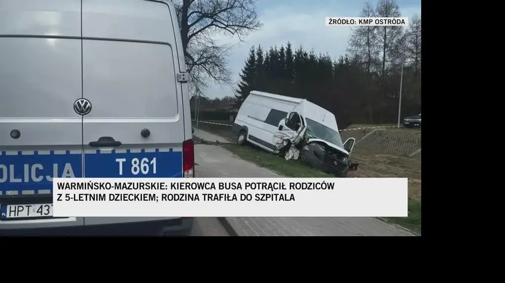 Wypadek w Małdytach