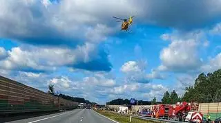 Wypadek na A2