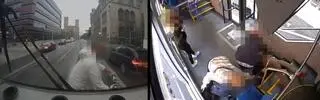 MPK Wrocław pokazuje, co dzieję się wewnątrz tramwaju w momencie gwałtownego hamowania