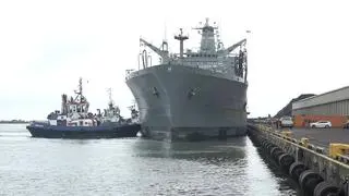 USNS Joshua Humphreys wpłynął do portu w Gdyni