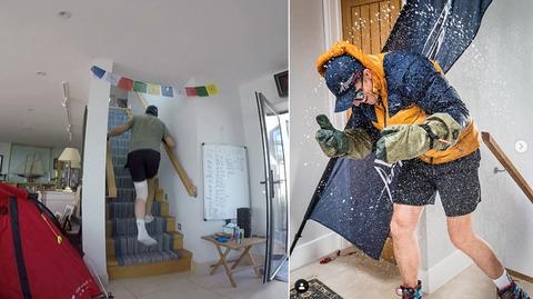 Ponad 89 tysięcy kroków przez cztery dni. Sparaliżowany rugbysta "zdobył" Mount Everest w domu