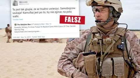 "Mundury w kolorach tęczowej flagi"? Nie, takiego rozporządzenia Joe Biden nie wydał