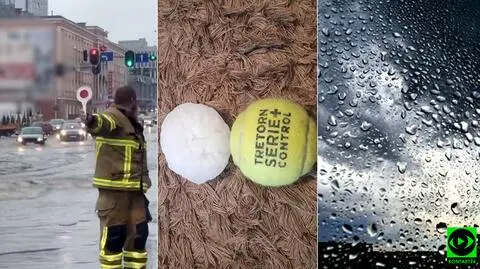Zalane ulice, podtopienia, połamane drzewa. Relacje z burzowej środy