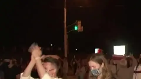 Walery Bułhakau o proteście w Mińsku