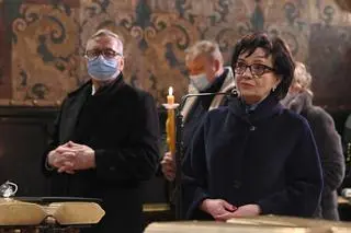 Marszałek Sejmu Elżbieta Witek na mszy w Kaplicy Matki Bożej na Jasnej Górze