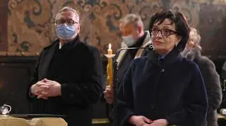 Marszałek Sejmu Elżbieta Witek na mszy w Kaplicy Matki Bożej na Jasnej Górze