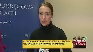 Gliwicka prokuratura wszczęła śledztwo ws. katastrofy w kopalni w Karwinie