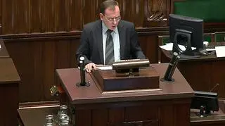 Całe wystąpienie ministra-członka RM, koordynatora służb specjalnych Mariusza Kamińskiego