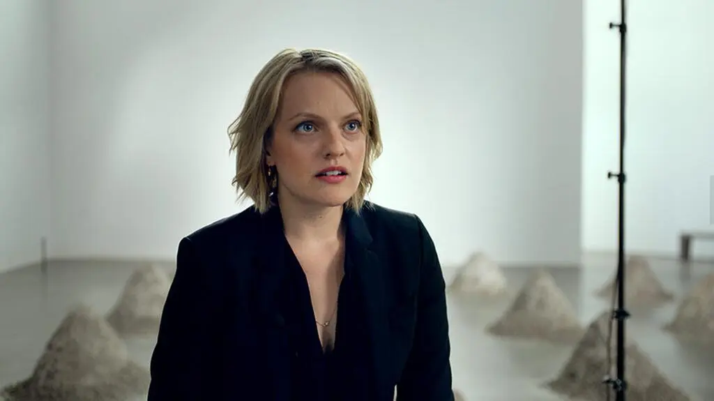 Elisabeth Moss i Claes Bang w The Square Rubena Östlunda