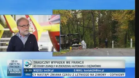 Ciężarówka złożyła się w scyzoryk
