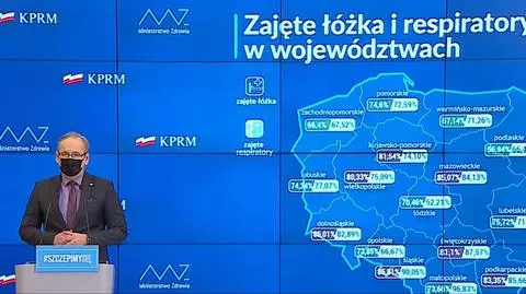 Niedzielski: województwa wielkopolskie i dolnośląskie odczuły bardzo wysoką liczbę zachorowań